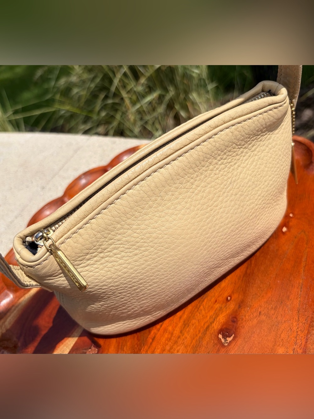 Vintage COACH Sonoma Small Zip Cream Leather Crossbody Bag 4918 EUC - Picture 7 of 17
